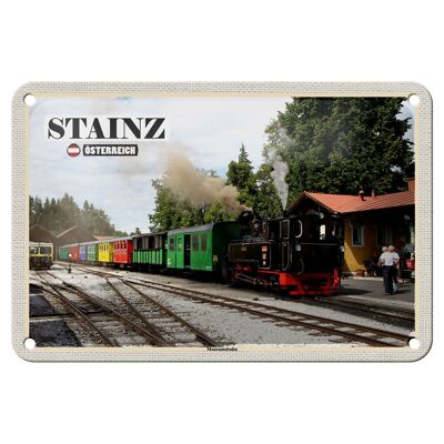 Blechschild Reise Stainz Österreich Museumsbahn 18x12cm Dekoration