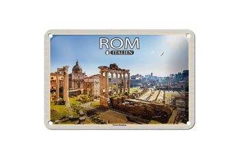 Signe en étain voyage Rome italie Forum Romanum 18x12cm, signe cadeau 1