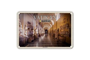 Signe en étain voyage Vatican italie musée du Vatican 18x12cm, décoration 1