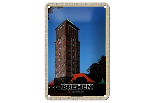 Blechschild Städte Bremen Deutschland Walle Stadt 18x12cm Dekoration