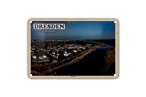 Blechschild Städte Dresden Deutschland Blasewitz 18x12cm Dekoration