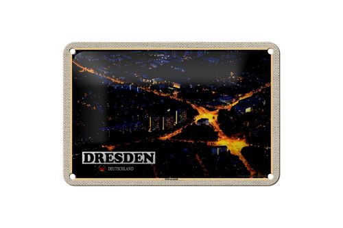 Blechschild Städte Dresden Deutschland Südvorstadt 18x12cm Dekoration