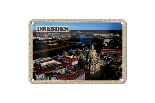 Blechschild Städte Dresden Deutschland Neustadt 18x12cm Dekoration