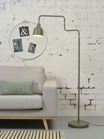 Lampadaire LONDON olive green 1