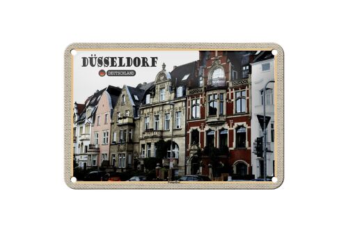 Blechschild Städte Düsseldorf Pempelfort Deutschland 18x12cm Schild