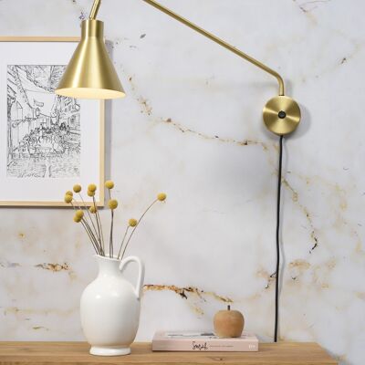Golden LYON wall lamp