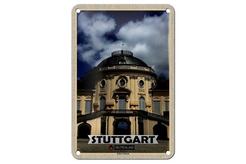 Blechschild Städte Stuttgart Schloss Solitude 12x18cm Dekoration
