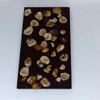 tablette chocolat noir 62% - noisette 2