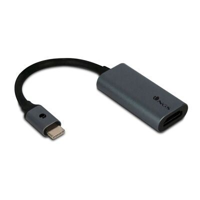 NGS WONDER HDMI : ADAPTATEUR USB-C VERS HDMI VIDÉO 4K ULTRA HD. Compact et léger