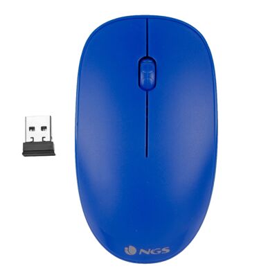 NGS WIRELESS MOUSE FOG BLUE2.4GhZ WIRELESS OPTICAL MOUSE NANO RECEIVER- 1000 DPI