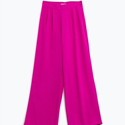 Pantalon large violet