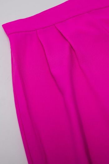 Pantalon large violet 2