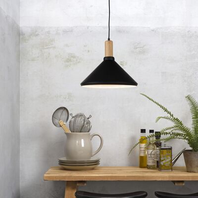 MELBOURNE pendant light black/natural