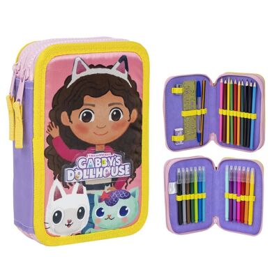 PENCIL CASE WITH GABBY'S DOLLHOUSE ACCESSORIES - 2700001138