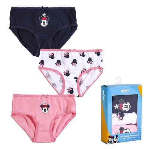 PACK BRAGUITAS SINGLE JERSEY 3 PIEZAS MINNIE - 2900001553