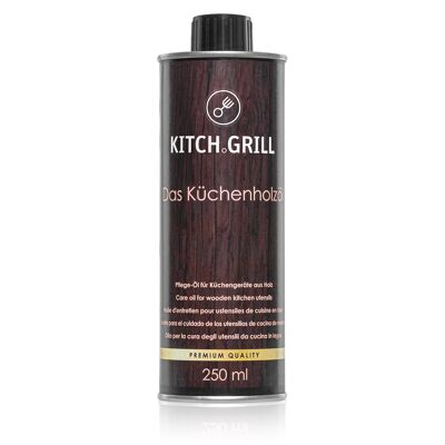 Kitch.Huile de bois de cuisine pour grillades | Entretien des planches à découper et des ustensiles de cuisine en bois