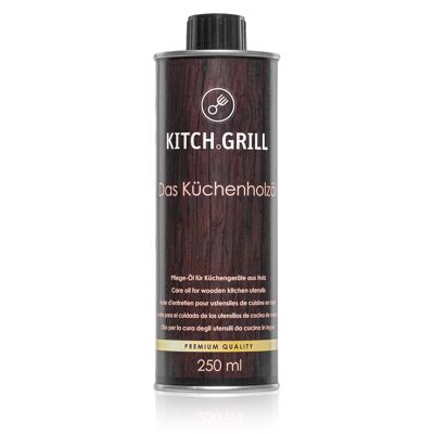 Kitch.Grill Küchenholzöl | Pflege für Schneidebretter und hölzerne Küchenutensilien