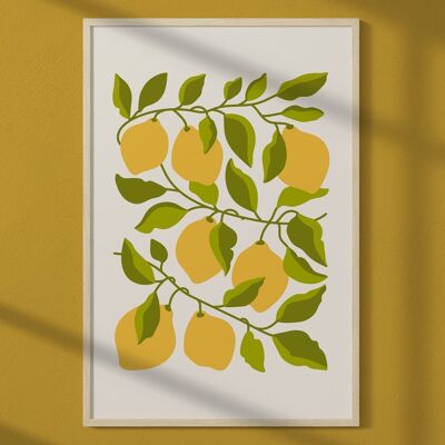 Zitronenbaum-Poster