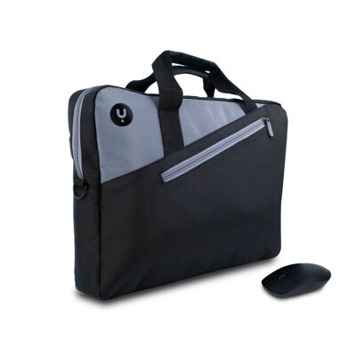 MONRAY MASTER KIT: LAPTOPTASCHE+KABELLOSE OPTISCHE MAUS