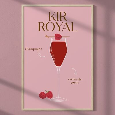 Cóctel Kir Royal 2 Póster