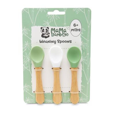 Cucharas de destete Mama Bamboo