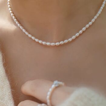 Collier fin élégant en perles - Qualité AAAA 5