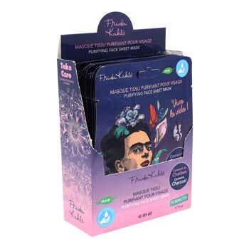 TAKE CARE - Masques tissus Frida Kahlo - FRIDA K. PURIFYING FACE MASK 25ml DL-12 1