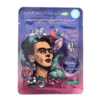 TAKE CARE - Masques tissus Frida Kahlo - FRIDA K. PURIFYING FACE MASK 25ml DL-12 2
