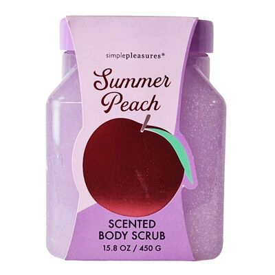 FEELING FRUITY body scrub, peach scent-350322