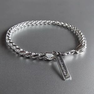 Bracelet classique en argent sterling en forme de sétaire - Qualité supérieure