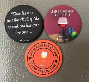 3 Magnets 56mm Humour 2