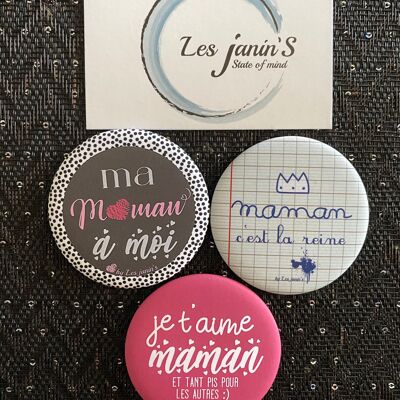 3 fun and colorful Mom Magnets
