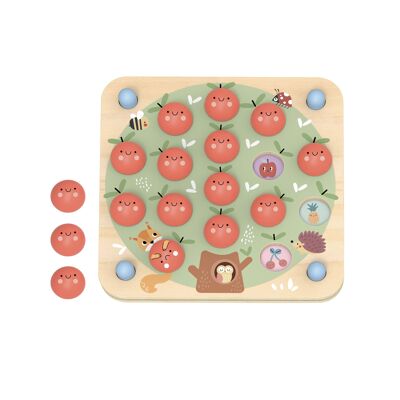 Juego de Memoria Manzanas pastel