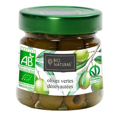 BIONATURAE Olives Vertes Dénoyautées Bio