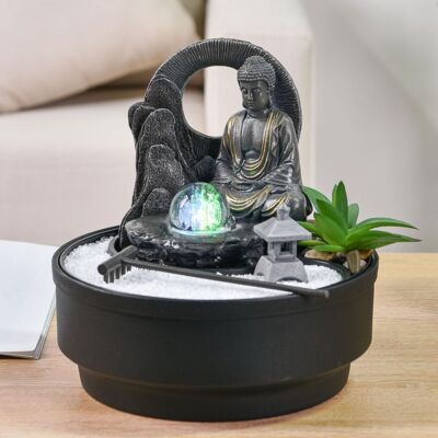 Fontaine d’intérieur – Sumana – Jardin Zen – Anti-stress – Ecoulement en Cascade – Sérénité et Spiritualité – Objet Déco