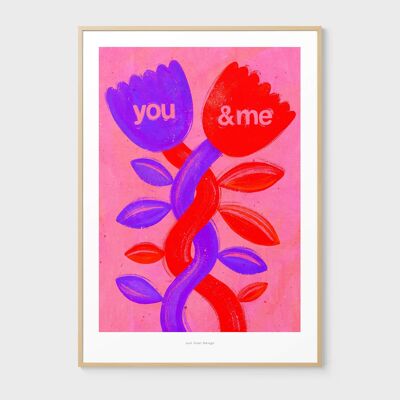 A4 You & me | Illustration art print