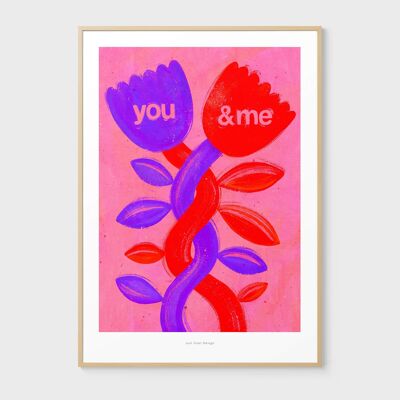 A3 You & me | Illustration art print