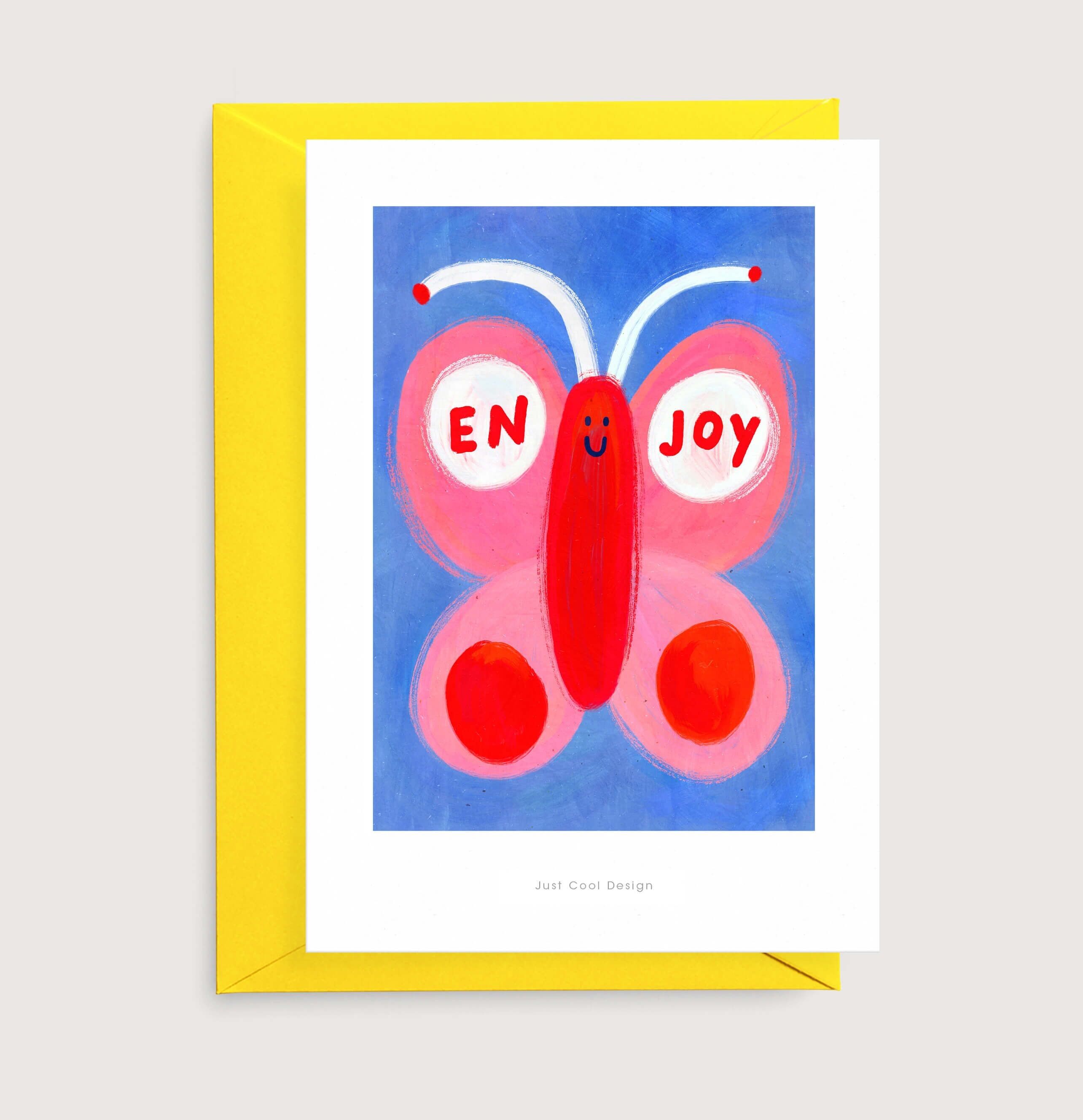 Mariposa | tarjeta de ilustración