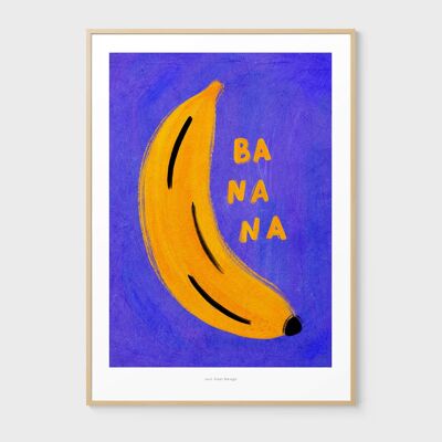 A3 Banane | Illustration Kunstdruck