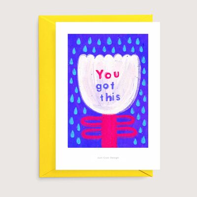 Tienes esto | tarjeta de ilustración