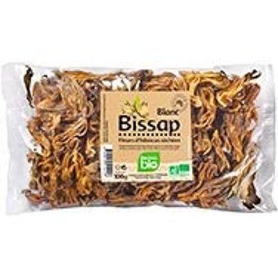 Radici organiche di fiori di ibisco bianco Bissap