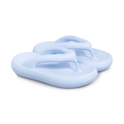 Sky blue Roxe. EVA flat slave sandal with thick double density sole, soft, comfortable and light.