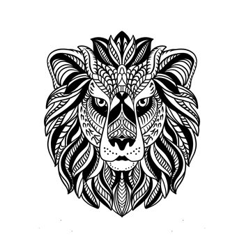 Lion mandala 2