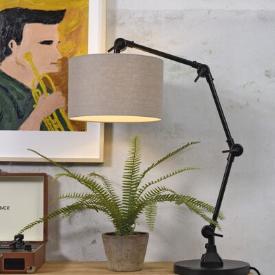 Table lamp AMSTERDAM dark linen