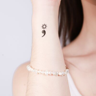 Semicolon sun