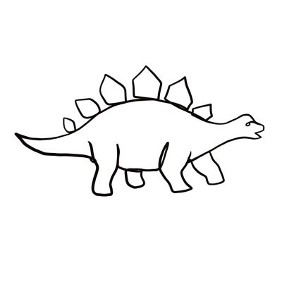 Minimalist dinosaur