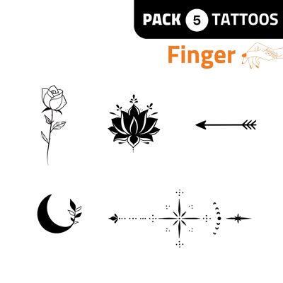 Tatuaggio con le dita
