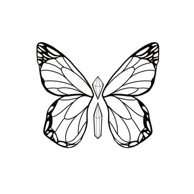 Tatuaje De Mariposa