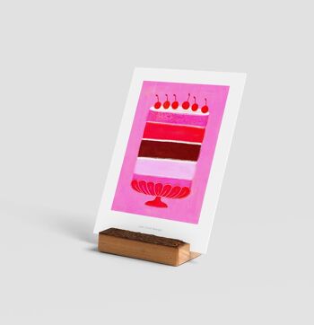 Gâteau aux cerises | Carte d'illustration 2