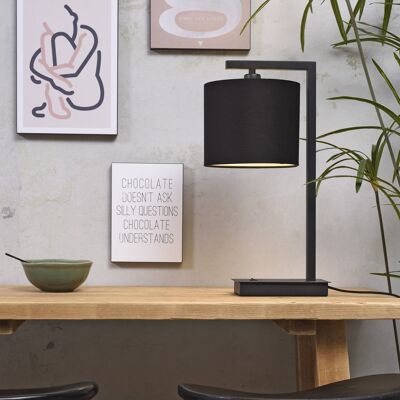 Table lamp BOSTON black